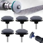 5Pack Lawn Mower Blade Sharpener, Sharpening Tool, Garden Tool Sharpener for Multiple Shear Blades, Lawn Mower Blade Sharpener with Lawn Mower Edge Attachment Device (Black -5pcs)