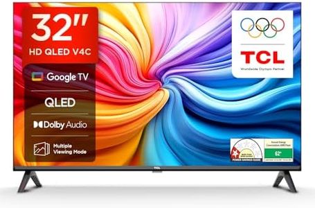 TCL 80 cms (32 inches) V4C Series HD Ready Smart QLED Google TV 32V4C