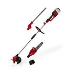 Einhell Power X-Change 36V Cordless Garden Multi Tool - 4-in-1 Long Reach Hedge Trimmer, Chainsaw, Strimmer & Brush Cutter - GE-LM 36/4in1 Brushless Pole Mounted Multi-Tool (Battery Not Included)