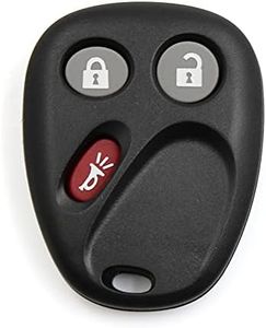 uxcell New 3 Buttons Key Shell Only Case Keyless Entry Fob Remote Control Case Replacement 21997127 for Cadillac for Chevrolet for GMC for Hummer