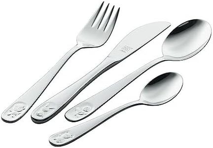 ZWILLING Juego de cubiertos para niños, 4 piezas, Para niños a partir de 3 años, 18/10 Acero inoxidable, Bino