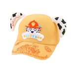 Mallexo 3D Cute Cartoon Baseball Cap for Kids Boys and Girls 2-12 Years Hat for Kids Paw Pup Buddies Rescue Team Caps Patrol Toys Cap for Baby Birthday Gifts (Yellow, Pups)