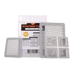 by.RHO Window and Door Screen Repair Patch kit. Valuekit, (4⅝" x 6¼" (3pcs) / 3½" x 3½" (3pcs) / 1⅞" x 1⅞" (2pcs)