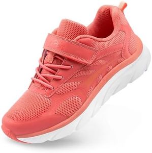 DREAM PAIRS Boys Girls Sneakers Kids Tennis Running Shoes EZ-ONs EZ-Plays Athletic Sport Gym Lightweight Breathable Shoes,Size 13 Little Kid,Watermelon Red,SDRS2326K