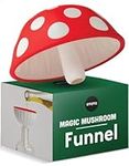 OTOTO Magic Mushroom Small Funnel - Kitchen Funnels for Filling Bottles or Containers - Silicone Funnel, Plastic Funnel for Liquids - 100% Food Safe, BPA-Free, Dishwasher Safe Collapsible Funnel