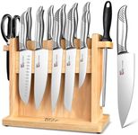 SYOKAMI Knife Block Set, 14 Pieces 