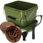 Carp Fishing 5 Litre Green Square B