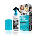 NitWits All-In-One Head Lice Treatment Spray, Kills Nits & Eggs, Includes Lice Spray 120ml & Nit Comb ,120 ml (Pack of 1)