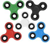 FIGROL Fidget Spinner 5 Pack, Fidget Hand Toy Autism Fidgets Hand Spinners Finger Toy Tri-Spinner ADHD Anxiety Toys Stress Reducer Spin for Adults Children