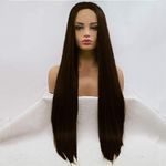 Rapidsflow® Front Lace Women Wigs Natural Hair For Full Head/Front lace Hair Wigs For Women 32 inch (785455) (Free Wig Cap + Carry Bag)