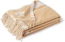 State Cashmere Reversible Throw Bla