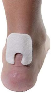 U Shaped Felt Callus Pads - Adhesive Foot Pads That Protect Calluses from Rubbing On Shoes - 3/16" - 100 Pack