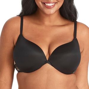 Maidenform Women's Love The Lift Push Up, Black Body/Beige, 38D