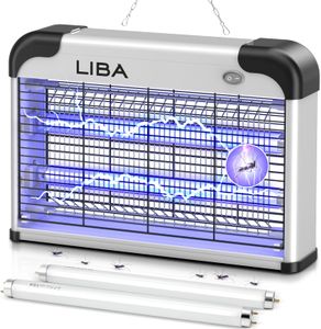 LiBa Electric Bug Zapper 20W – Indoor Insect & Fly Killer with 2 Bulbs