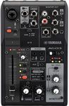 Yamaha 3-Channel Live Streaming Mixer, Black