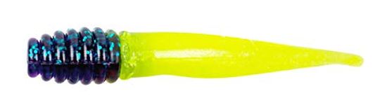 Bobby Garland Slab Slay'r Crappie Baits-Pack of 12 (2-Inch, Blue/Chartreuse Pearl)