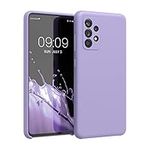 kwmobile Case Compatible with Samsung Galaxy A52 / A52 5G / A52s 5G Case - TPU Silicone Phone Cover with Soft Finish - Violet Purple