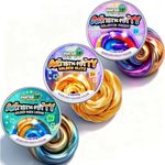 WATERELF 3Pc Play Putty Slime Stocking Stuffers for Kids, Fidget Sensory Artistic Therapy Putty Toys for Boys Girls Adults, Stress Relief Non-Sticky - Each 3.11 Inch 3.2 Oz