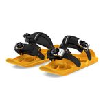 Snowfeet - Mini Short Ski Skates for Snow | Skis for Winter Shoes | Short Snowskates Snowblades Skiboards | The Real Original (YELLOW)