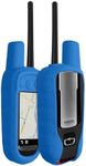 kwmobile Case Compatible with Garmin Alpha 100 - GPS Handset Navigation System Soft Silicone Skin Protective Cover - Blue