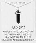 Philip Jones Black Onyx Gemstone Ne