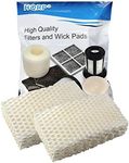 HQRP 2-Pack Humidifier Wick Filter Compatible with Relion WF813 fits Relion RCM832 RCM-832 RCM-832N, Equate EQ-2119-UL EQWF813 Humidifiers