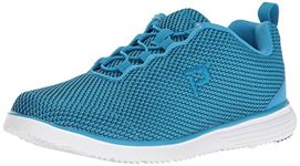 Propét Women's TravelFit Prestige Walking Shoe, Blue/Black, 6 Narrow