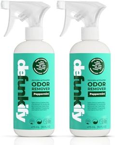Defunkify Odor Remover Spray | Good as Linen Spray, Shoe Deodorizer, Pet Odor Eliminator | with Ionic Silver & Pure Essential Oil Scent | 32 fl oz (2-Pack of 16 fl oz bottles) (Peppermint)