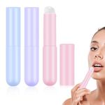 MAYCREATE® 3pcs Lip Applicator Silicone Lip Applicator Lip Balm Brush, Reusable Silicone Brush for Lipstick, Versatile Silicone Lip Brush for Lip Balm, Lip Gloss, Lip Stick, Concealer and Nail Art