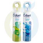 Odonil Room Air Freshner Spray - 440ml Combo (Pack of 2, 220ml each) | Citrus Fresh & Ocean Breeze | Nature Inspired Fragrance for Home & Office | Long Lasting Fragrance