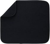 S&T Microfiber Dish Drying Mat 16" x 18" Black