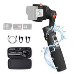 hohem iSteady Pro4 Gimbal Stabilizer for GoPro Hero 10/9/8/7 Insta360 oneR Osmo Action Camera 3-Axis Handheld Gimble w/ Wireless Control IPX4 Splash