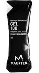 MAURTEN Gel 100 Energy Gel - 12-Pack of 40g - 25g Carbohydrates per Serving - Stomach-Friendly Patented hydrogel Technology for Cycling and Running - Natural & Free of Color or preservatives