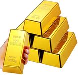 HyDren 6 Pieces Fake Gold Bar Repli