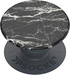 PopSockets: PopGrip Basic - Expanding Stand and Grip for Smartphones and Tablets [Top Not Swappable] - Mod Marble Black