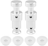 Alamic Replacement Float Valve for Instant Pot Duo 3, 5, 6 Qt, Duo Plus 3, 6 Qt, Ultra 3, 6, 8 Qt, Lux 3 Qt - 2 Float Valves 4 Silicone Caps