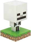 Paladone Minecraft Skeleton Icon Light Up Figure, Officially Licensed Collectible, Multicolour (PP8999MCF)