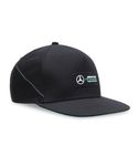 PUMA Unisex Mercedes-AMG PETRONAS Flat Brim Cap PUMA Black One Size