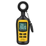 URCERI Light Meter Digital Illuminance Meter Handheld Ambient Temperature Measurer with Range up to 200