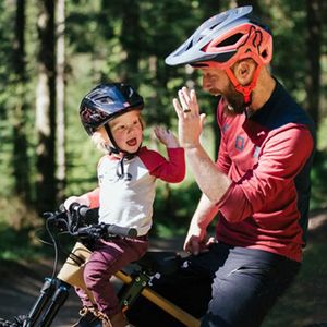 Kids Front Bike Seat for Mountain Bikes – Detachable Child Seat with Handle, Ages 2-5