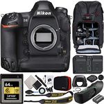 Nikon D6 FX-Format Full Frame Camera Digital SLR DSLR WiFi 4K UHD Body 1624 Pro Bundle with Deco Gear Photography Backpack Case + 64GB CFexpress Card + Kit Accessories