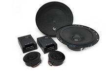 Infinity Car Component Speaker with Grille | Alpha 650C | Peak Power - 315W | RMS Power - 45W | Wired 6.5 Inch 2-Way Component Car Speaker (Black)