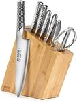 Global 8 Piece Knife Set with Bambo