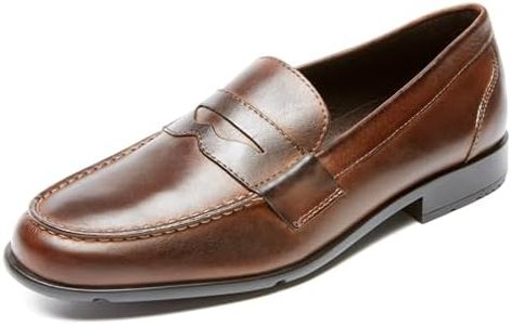 Rockport mens Classic Penny Loafer, Dark Brown, 13 W US