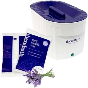 Therabath Professional Thermotherapy Paraffin Bath - Arthritis Treatment Relieves Muscle Stiffness - for Hands, Feet, Face and Body - 6 lbs Lavender Harmony