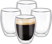 ComSaf Glass Coffee Mugs 350ml(Set 