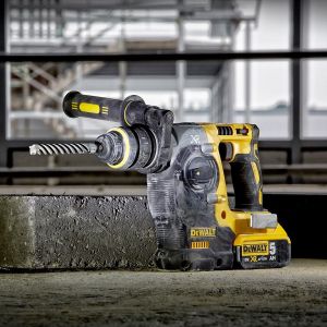 DEWALT 18V XR Brushless SDS-Plus Hammer – 2x5Ah Batteries, 24mm, 2kg