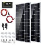 Topsolar 200 Watts 12 Volt/24 Volt Solar Panel Kit with High Efficiency Monocrystalline Solar Panel and 30A PWM Charge Controller for RV, Camper, Vehicle, Caravan and Other Off Grid Applications