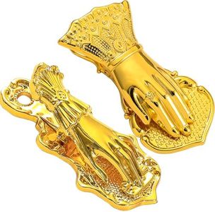 Vintage Gold Lady's Hand Shaped Clips, Elegant Handbook Storage Book Clip and Paper Clamp for junkjournal, Documents, and Coffee Bags (Gold A+B)