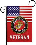 US Marine Corps Veteran Flag Armed 